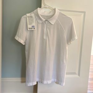 SWIFTLY TECH S/S HALF-ZIP POLO